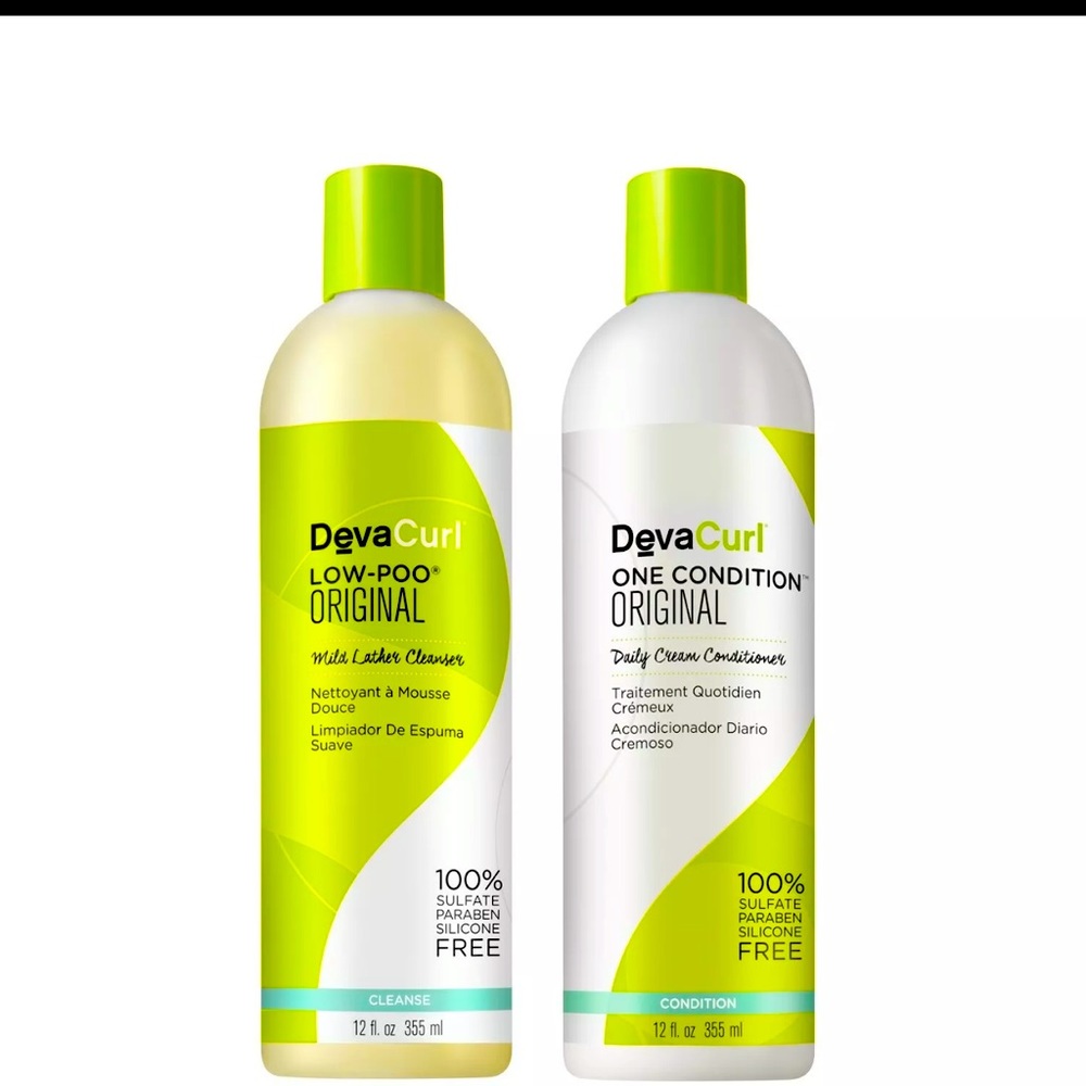 DevaCurl Low-Poo shampoo and Conditioner set